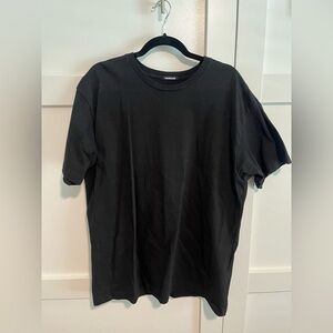 Black Talentless men’s t shirt, oversized boxy fit
